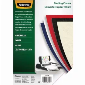   Hátlap, A4, 250 g, fényes 100 db/csomag, Fellowes® ChromoLux, fehér