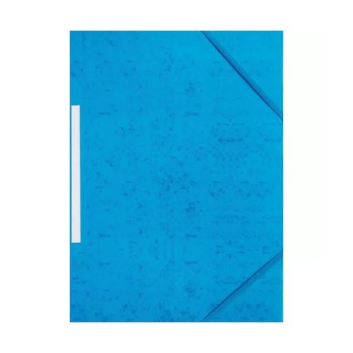 Gumis mappa A4, prespán karton OfficeArt kék