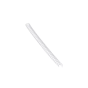 Fém spirál 3:1, 8mm, 36-50lap, Fellowes® 100 db/doboz, ezüst