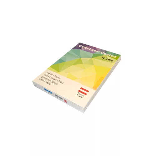 Másolópapír, digitális A4, 250g, mázolt, fényes Color Laser Coated glossy 125ív/csomag,