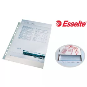   Genotherm lefűzhető, A4, 115 micron narancsos felül és belül nyitott Esselte 56193 100 db/csomag,