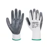 Védőkesztyű PU tenyérmártással nylon M-es méret Portwest szürke-fehér