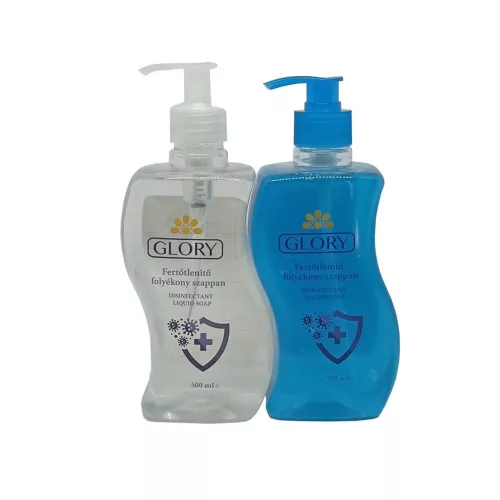 Folyékony szappan fertőtlenítő hatással pumpás 500 ml Glory