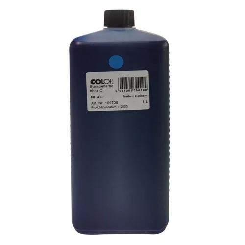 Bélyegzőfesték C 801/1000 ml, Colop kék