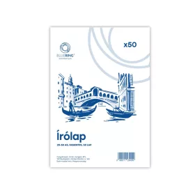 Írólap A5, 20-50 famentes borítékos 50lap Bluering®