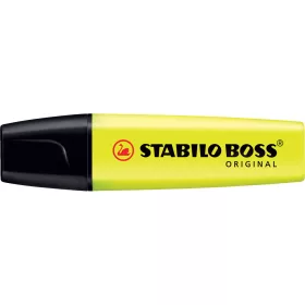   Szövegkiemelő 2-5mm, vágott hegyű, STABILO Boss original sárga