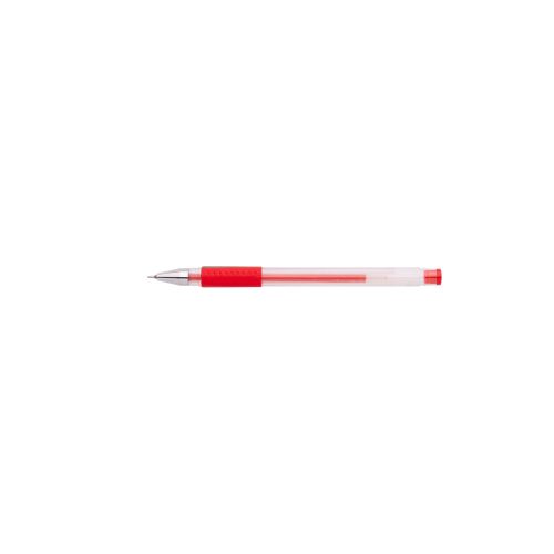 Zselés toll 0,5mm, kupakos GEL-Ico, írásszín piros 
