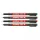 Alkoholos marker 0,6mm, 141F OHP Edding fekete