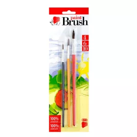 Ecset szett festett 3 db-os 4-6-10 Ico Süni