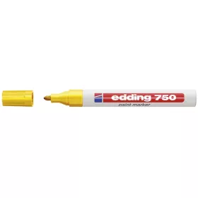 Lakkmarker 2-4mm, kerek Edding 750 sárga