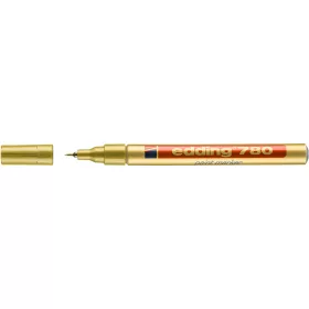 Lakkmarker 0,8mm, kerek Edding 780 arany