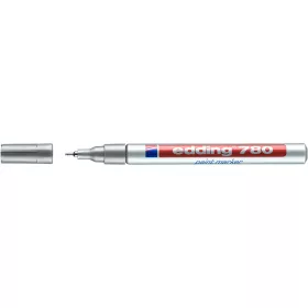 Lakkmarker 0,8mm, kerek Edding 780 ezüst