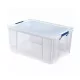Tároló doboz, műanyag 70 liter, Fellowes® ProStore átlátszó