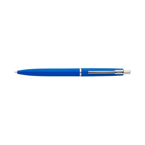 Golyóstoll nyomógombos 0,8mm, műanyag kék test Blanka K, írásszín kék