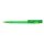Golyóstoll nyomógombos 0,8mm, műanyag transparens zöld test, Ico Star, írásszín zöld 2 db/csomag