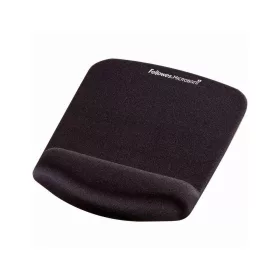  Egérpad csuklótámasszal, habtöltésű, Fellowes® PlushTouch, fekete