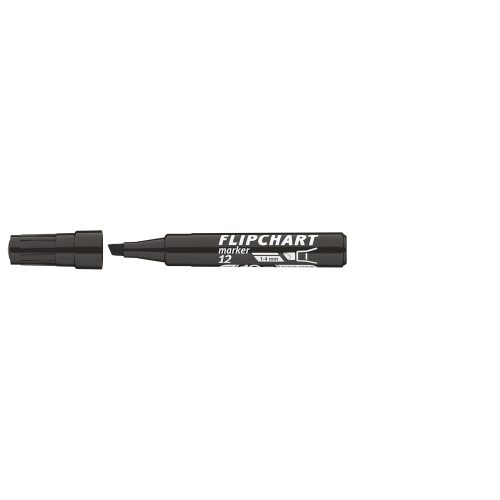Flipchart marker vízbázisú 1-4mm, vágott Artip 12 fekete 5 db/csomag