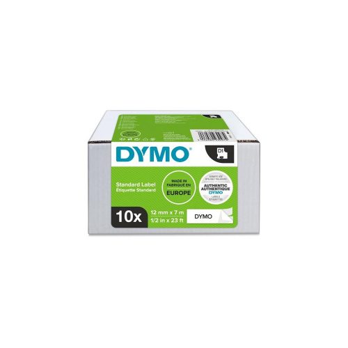 Feliratozógép szalag készlet Dymo D1 2093097 12mmx7m, ORIGINAL, fekete/fehér