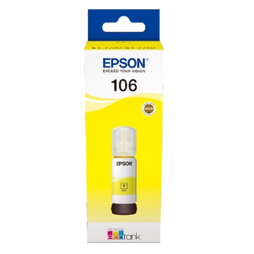 Ink Epson T00R4 yellow ORIGINAL