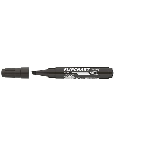 Flipchart marker vízbázisú 1-4mm, vágott Artip 12XXL fekete 5 db/csomag