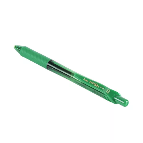 Rollertoll zselés golyóátmérő 0,7 mm, Pentel EnerGelX BL107-DX, írásszín zöld