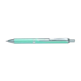 Rollertoll 0,35mm, fém aquamarine test, Pentel Energel BL407LS-A, írásszín kék