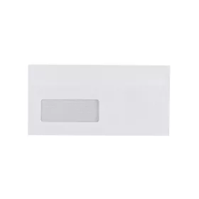   Boríték LA4 öntapadó bélésnyomott bal ablak 35x90mm 110x220mm B20A20 Bluering® fehér
