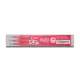 Rollertoll betét golyóméret 0,5mm, 3 db/csom Pilot Frixion Ball, írásszín piros