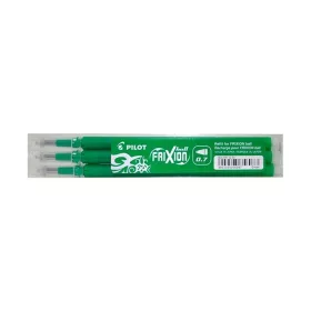   Rollertoll betét golyóméret 0,7mm, 3 db/csom Pilot Frixion Ball/Clicker, írásszín zöld