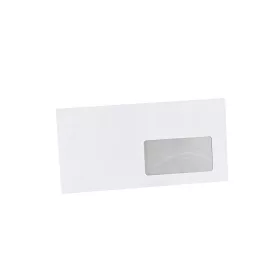 Boríték LA4 enyvezett bélésnyomott jobb ablakos 45x90mm 110 × 220mm J28A20 Bluering® fehér