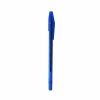 Golyóstoll eldobható kupakos kerek test bordázott fogórész Bluering® , írásszín kék 10 db/csomag