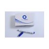 Flipchart marker rostirón vizes vágott végű 1-4mm, Bluering® kék 6 db/csomag