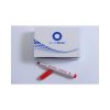 Flipchart marker rostirón vizes vágott végű 1-4mm, Bluering® piros 6 db/csomag