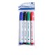 Flipchart marker készlet, rostirón vizes vágott végű 1-4mm, Bluering®, 4 klf. szín