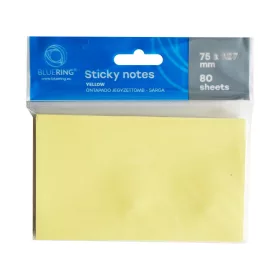   Jegyzettömb öntapadó, 76x127mm, 80lap, Bluering® , sárga