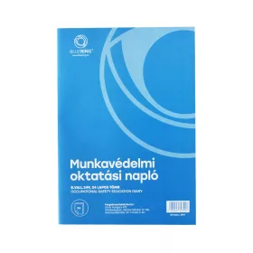   Munkavédelmi oktatási napló 24lapos A4, álló B.VALL.349 Bluering®