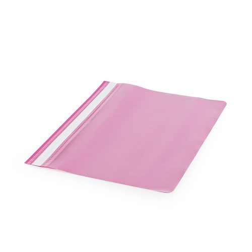 Gyorsfűző műanyag A4, PP Bluering® rózsaszín 25 db/csomag