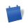 Dokumentum tároló zseb, A4, fekvő szalaggal, 50 db/csomag, Durable kék