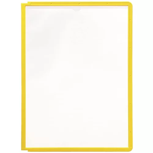 Bemutatótábla panel, A4, 5 db/csomag, Durable Sherpa sárga