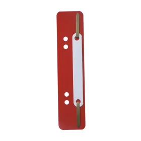   Gyorsfűző szerkezet, lefűzőlapocska, PP Durable 25 db/csomag, piros