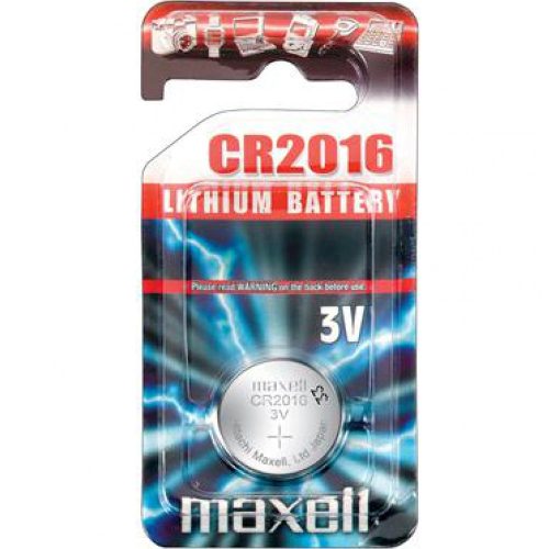 Elem CR2016 lithium 1 db/csomag, akasztós bliszterben Maxell 2 db/csomag