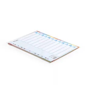 Elválasztólap, színes karton 12 részes Esselte