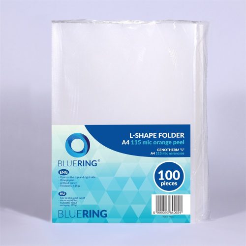 Genotherm 'L' A4, 115 micron narancsos Bluering® 100 db/csomag,