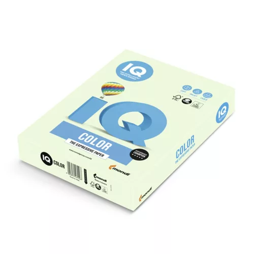 Másolópapír, színes, A4, 80g. IQ GN27 500ív/csomag, pasztell zöld