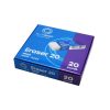 Radír 20-as fehér szögletes papír tokban Bluering® 10 db/csomag