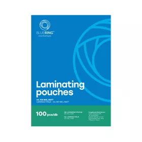 Lamináló fólia A4, 100 micron matt 100 db/doboz, Bluering®