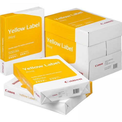 Másolópapír A4, 80g, Canon Yellow Label 500 ív/csomag 5 db/csomag