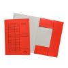 Iratgyűjtő, pólyás dosszié A4, 230g. karton, Bluering®, piros 25 db/csomag