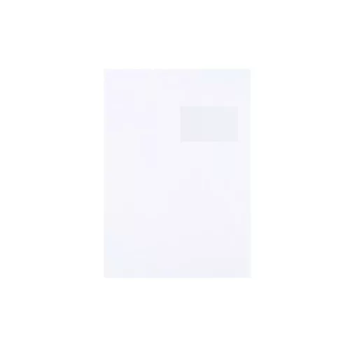 Boríték TC/4 szilikonos bélésnyomott jobb ablak 50x100mm ablak jobb oldalról 20mm felülről 52mm Bluering® fehér