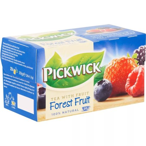 Fekete tea 20x1,5 g Pickwick, erdei gyümölcs
